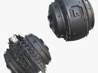 SciFi Propulsion Drone M1 3D model