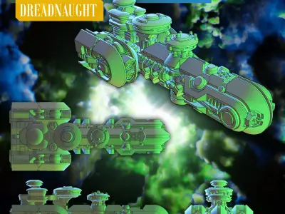 CUSTOM FACTION SHIPS for Twilight Imperium Naaz Rokha Alliance 3D print model