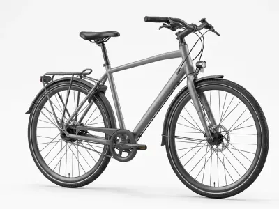 Sleek Modern Urban Commuter Bicycle 3D model