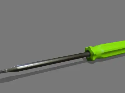 screwdriver Low-poly 3D model 40