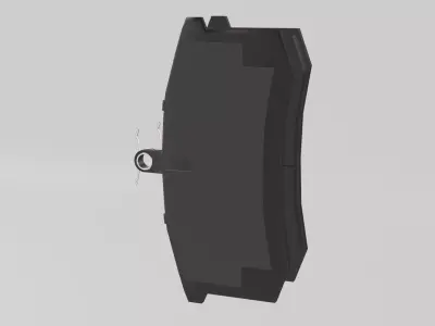 Brake Pad Low-poly 3D model