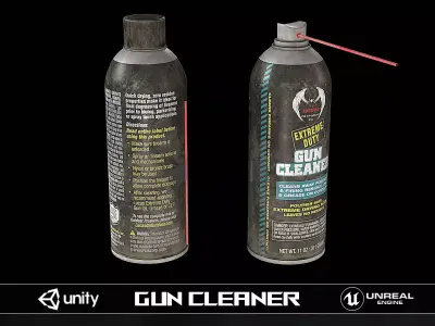 MIL - Gun Cleaner - AAA PBR Game Ready Low-poly 3D model