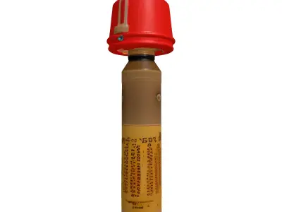 Industrial Brass Signal Beacon Lamp 3D model