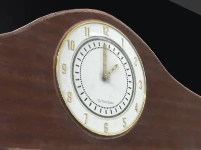 Antique Clock 3D model buy