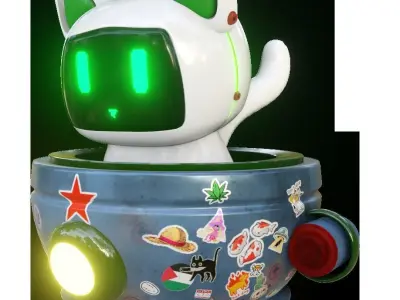 CyberCat 3D model purchase