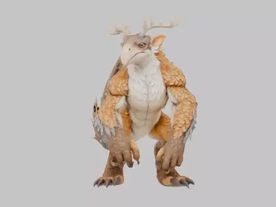 Forest Guardian 3D Model Low-poly 3D model purchase