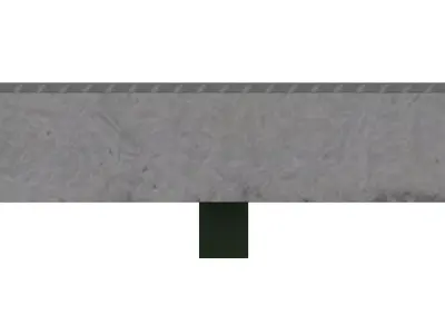 V200 Drain Channel 1000mm Bottom Outlet with Grate 3D model