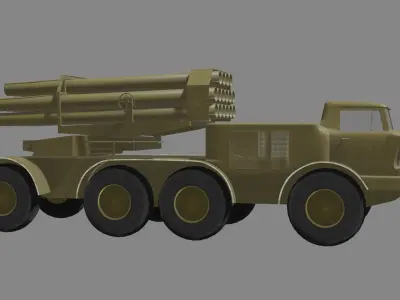 Uragan zil 135 Free 3D model