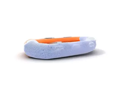 Vibrant Orange Raft model pack Low-poly 3D model