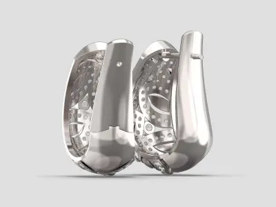 ER 182 earring 3D print model