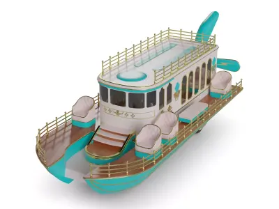 Airboat 3D model from CGTrader