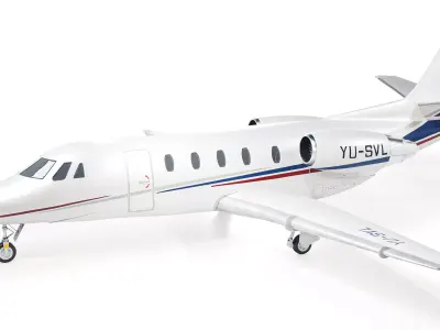 Cessna Citation XLS Private Jet 3D model