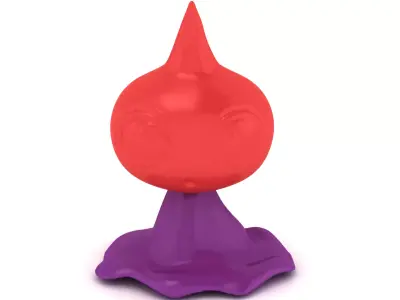 3D Glossy Designer Vinyl Figure with Roya 3D print model