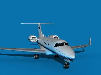 Embraer Praetor 500 V08 3D model