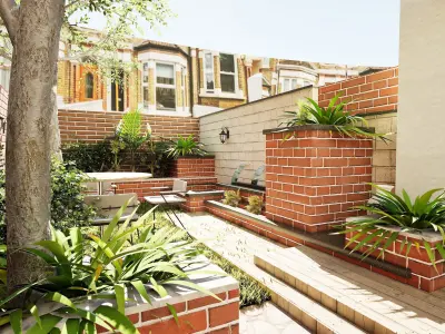 Residential Design London 3D Model Low-poly 3D model