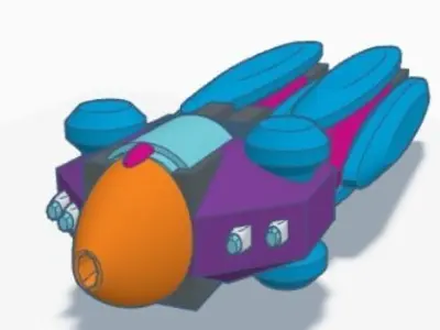 Ant Battlecruisers 3D print model