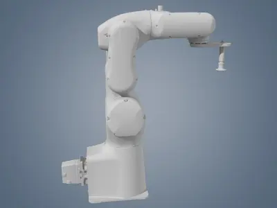 industrial robot arm Low-poly 3D model Low-poly 3D model purchase