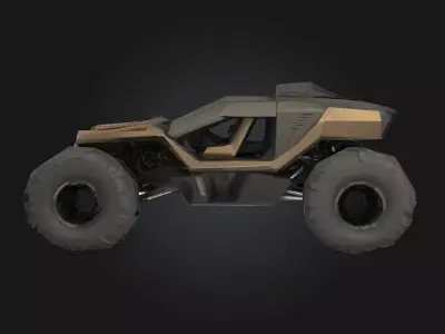 Desert Rover  Rugged Explorer for Harsh Terrains 3D model