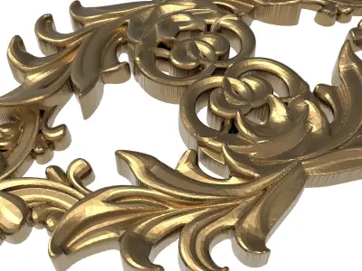  decorative pattern ready for 3D printing 3D print model