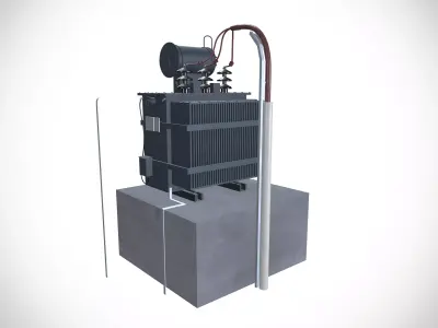 Transformer Low-poly 3D model purchase