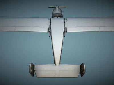 Max Holste MH-1521 Broussard - 3D Printable Model 3D print model