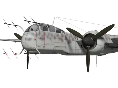 Heinkel He 219 Uhu 3D model purchase