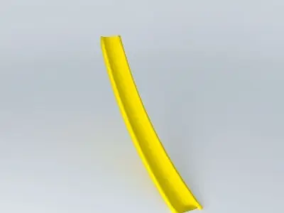 Tail emergency slide Free 3D model