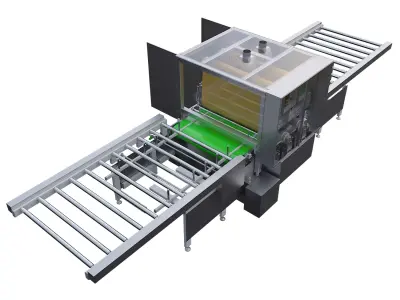 Sheet metal grinding machine 3D model