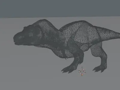 T-Rex Animated and Rigged Free 3D model