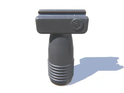 Tactical Fore Grip Low-poly 3D model
