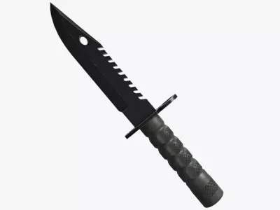 M9 Bayonet - Low Poly Game Ready Low-poly 3D model