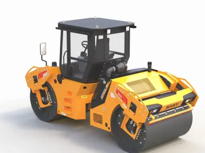  Road Roller 1  3D model