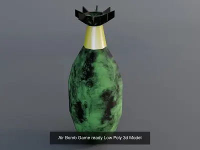 Bomb-Grenade - Game Ready - Low Poly PBR 3D Model 3D Model Collection