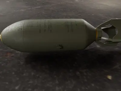 Military Bomb 3D model
