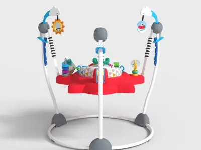 BABY WALKER JUMPEROO Low-poly 3D model