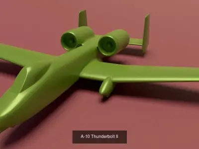 Printable jet planes 3D Model Collection