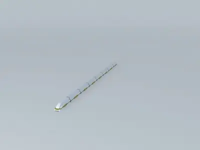ARGO HYPERVAC freight vactrain Full interior! Free 3D model