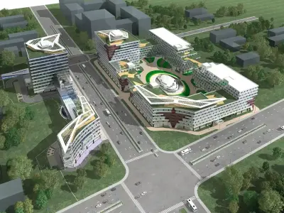 Commercial Building 3D model 103