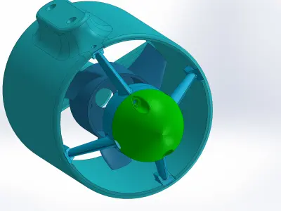 under water brushless thruster 3D print model