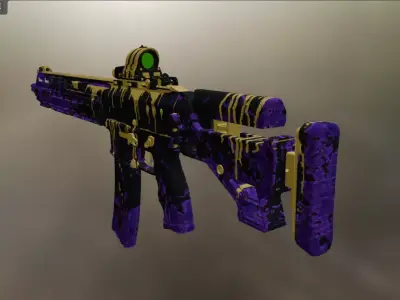 weapon gun 2 Low-poly 3D model