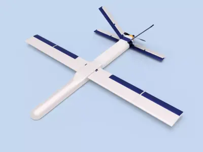Aero X25 Drone 3D print model