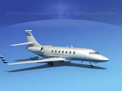 Dassault Falcon 2000 V03 3D model purchase