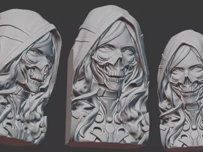Sci-Fi Character Sculpture 3D print model