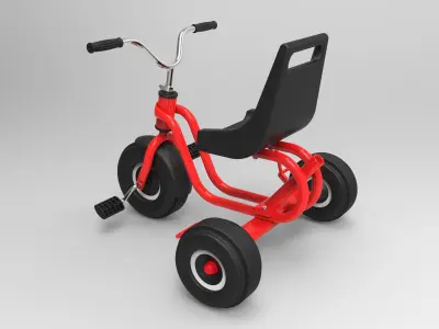 Children trike 3D model