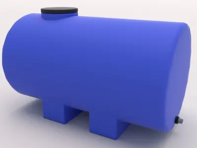 Water Storage Tank 01 3D model