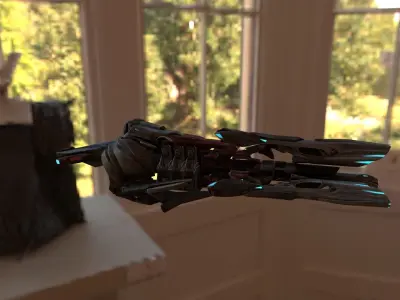 Reaper Gun Concepts Low-poly 3D model