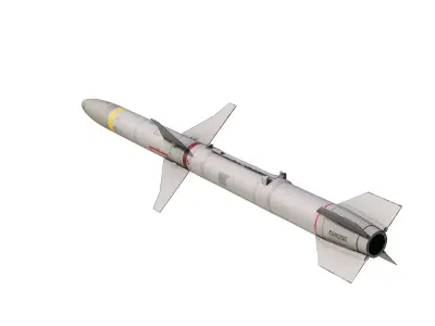 AGM-88 HARM Anti-Radiation Missile 3D model