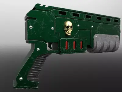 Exitus Pistol 3D model