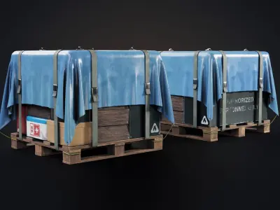 Big Air Drop Low-poly 3D model purchase
