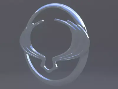 Ssangyong Logo 3D model
